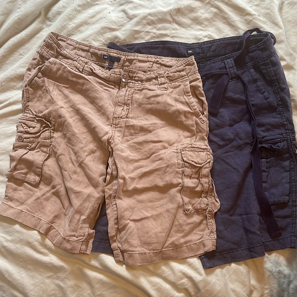 GAP Linen shorts x2